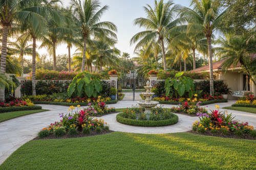Stunning fully transformed Florida property after landscape enhancement package
